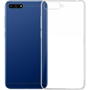 Huawei Y7 2018 Uyumlu Kılıf  Şeffaf Soft Silikon Kılıf Şeffaf