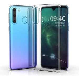 Samsung Galaxy A11 Uyumlu Kılıf  Şeffaf Soft Silikon Kılıf Şeffaf