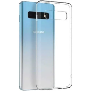 Samsung Galaxy S10 Uyumlu Kılıf  Şeffaf Soft Silikon Kılıf Şeffaf
