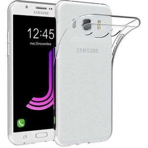 Samsung Galaxy J7 Pro Uyumlu Kılıf Zebana Şeffaf Soft Silikon Kılıf Şeffaf