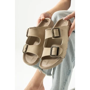 Dakota  Ortopedik Terlik Günlük Kadın ve Erkek Dikişli Terlik Dış Mekan ve Ev Terliği