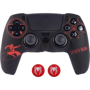 PS5 Dualsense Spider-Man Koruyucu Silikon Kılıf + Analog silikon Koruyucu