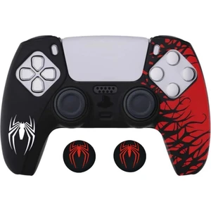 PS5 Dualsense Spider-Man Koruyucu Silikon Kılıf + Analog silikon Koruyucu