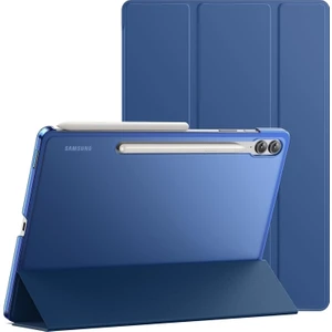 M.TK Moveteck Samsung Galaxy S10 Ultra / S9 Ultra / S8 Ultra 14.6" Inç Tablet Kılıfı Akıllı Smart Uyku Modlu Katlanabilir Arkası Şeffaf Standlı Kılıf