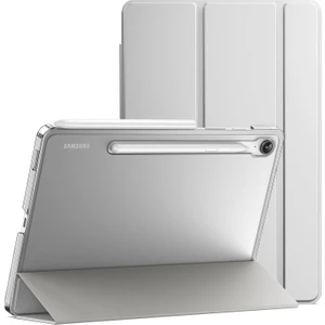 M.TK Moveteck Samsung Galaxy Tab S10 Fe 10.9 Inç Tablet Kılıfı Akıllı Smart Uyku Modlu Katlanabilir Arkası Renkli Standlı Kılıf SM-X520 X526 X528