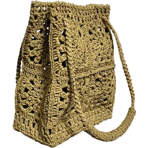 Kağıt Ip El Örgüsü Çanta