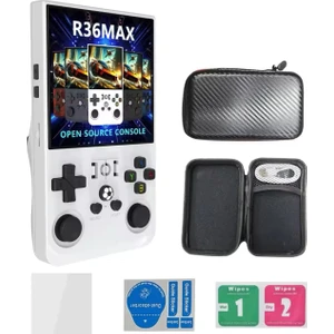 R36 Max Retro Oyun Konsolu 4.0 Inç 21.000 Oyun + Çanta Lunix IPS Hd Ekran Gta Pes