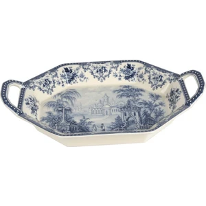 Lucky Art Florantıne Sunum Tepsisi 37CM Mavi