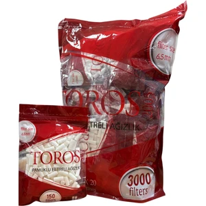 Han Tobacco Toros 6.5 mm Pamuklu Filtre Zıvana 20 Paket