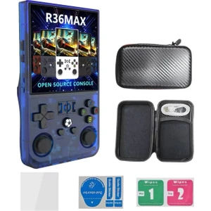 R36 Max Retro Oyun Konsolu 4.0 Inç 21.000 Oyun + Çanta Lunix IPS Hd Ekran Gta Pes