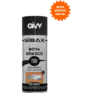 Boya Sökücü Sprey 400 ml | Solvent Bazlı, Vernik ve Yapıştırıcı Temizleyici SB8000