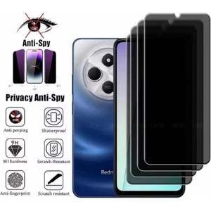 Xiaomi Redmi 14 C Hayalet Privacy Tam Kaplama Ekran Koruyucu Kırılmaz Cam