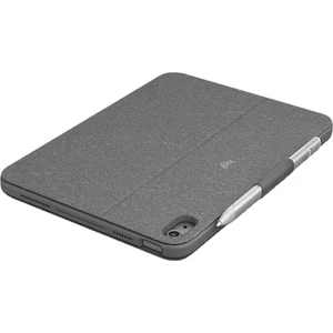 Logitech Combo Touch Apple iPad 10. Nesil ile Uyumlu İngilizce Klavyeli Tablet Kılıfı Oxford Grey