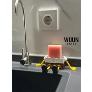 Sünger Bob Bulaşık Süngeri Tutucağı Süngerlik