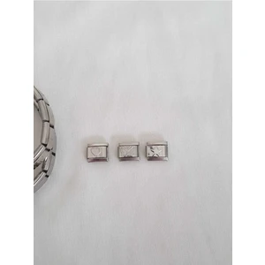 Çelik Kalp&yıldız&kelebek 3lü Italyan Charm