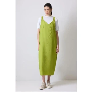 Düğme Detaylı Jile Açık Yeşil