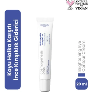 Göz Altı Aydınlatıcı Krem 20ml - Koyu Halka Ve Şişlik Karşıtı Nemlendirici Vegan (TRANEKSAMİK ASİT)