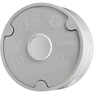 10 Adet - Rbox Kamera Montaj Buatı - Yuvarlak Iç Mekan Kamera Montaj Kutusu Taban Dahil