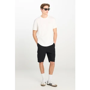 Cargo Non Denim Şort Siyah Erkek Şort