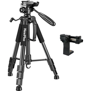 NP-8850 1.75 Metre Profesyonel Alüminyum Tripod | 360° Döner Başlık | Taşıma Çantalı | 3kg Taşıma Kapasiteli