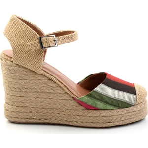 Kalın Çizgili  Kadın Espadril K01874414604