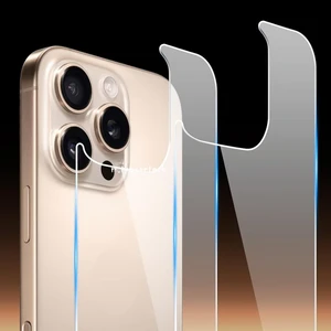 M.TK Moveteck  Apple iPhone 16 Pro Şeffaf Kaplama Arka ve Yan Çerceve Full Body Esnek Kasa Koruyucu Hydrojel Çizilmez