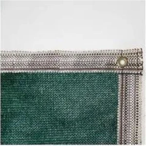 %95 Lik Yeşil 1mt x 12MT Kenarları Kolonlu ve Kuşgözlü %95 File