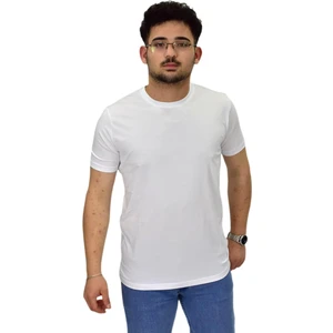 Erkek Sıfıryaka Düz Merserize Tişört T6034 BGL-ST04527