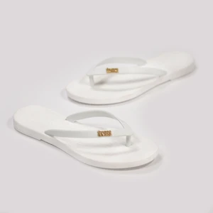 Kadın Beyaz Parmak Arası Plaj Terlik