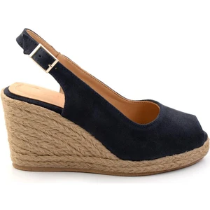 Lacivert  Kadın Dolgu Topuklu Ayakkabı K05718070602