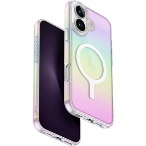 UNIQ Better By Design Apple iPhone 16 Kılıf Holografik Renk Değiştiren Koruyucu  Magclick™ Kapak Hibrit Polikarbonat Malzeme