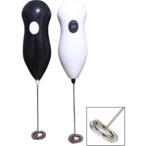 Pilli Mini Mixer Kahve Süt Köpürtücü Karıştırıcı Cappuccino Mixer