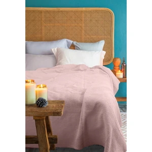 Verra Home Pamuk Battaniye Tek Kişilik Tv Battaniyesi 130X170CM Pembe