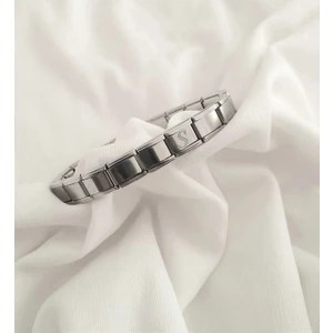 S Harfli Çelik Italyan Charm Bileklik