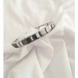 D Harfli Çelik Italyan Charm Bileklik