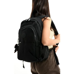 Unisex Suya Dayanıklı Krinkıl Kumaş Çok Gözlü Büyük Boy Okul ve Sırt Çantası Srgn