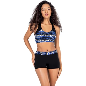 Kadın Desenli Şortlu Bikini Takımı