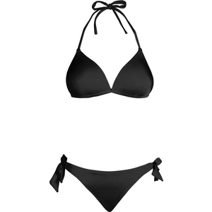 Kadın Üçgen Yarım Dolgulu Siyah Bikini Takımı