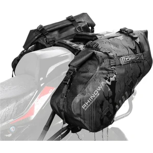 Su Geçirmez Motosiklet Çantası (M Beden) 9+9=18Litre Hacim