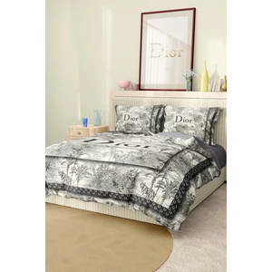 Marka Nevresim Takımı Çift Kişilik Pamuklu Saten Kumaş 6 Parça 3D Dijital Baskı Duvet Cover Set Model No:46