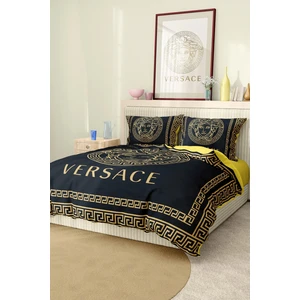 Marka Nevresim Takımı Çift Kişilik Pamuklu Saten Kumaş 6 Parça 3D Dijital Baskı Duvet Cover Set Model No:98