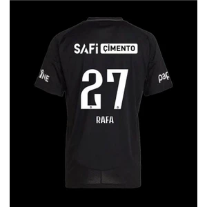 Alaturka Mix 2024/25 Yeni Sezon B€$iktæ$ R.a.f.a  S.i.l.v.a 27 Forması Deplasman Siyah Spor T-Shirt