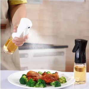 2 Adet 300ML Sprey Cam Şişe Zeytinyağı, Sirke Yağ Püskürtücü Yağdanlık Air Fryer Yağ Tasarruf Pratik Yağdanlık Berber, Kuaför Çok Amaçlı Sprey Beyaz Fısfıs