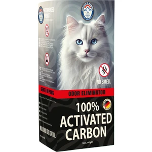 Aktif Karbonlu Organik Kedi Kumu Koku Giderici 200GR Kokusuz Kedi Tuvaleti Doğal Kum Kokusu Önleyici