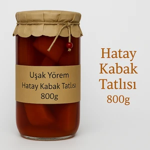Uşak Yörem Çıtır Kabak Tatlısı 800G Uşak Yörem