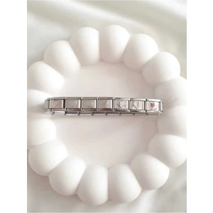 Kalpli Çelik Italyan Charm Bileklik