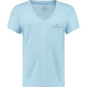 Giorgina Ferri Premium Kadın Ess Logo V Yaka Tee T-Shirt Irina