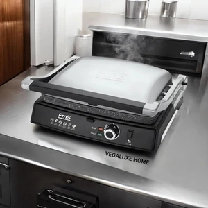 Granit Panini Grill Kollu Tost Makinası Gri