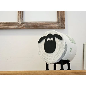 Koyun Model Tuvalet Kağıdı Tutucu Dekoratif