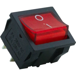 Orta Boy Işıklı Anahtar On-Off 4pın (IC-126)